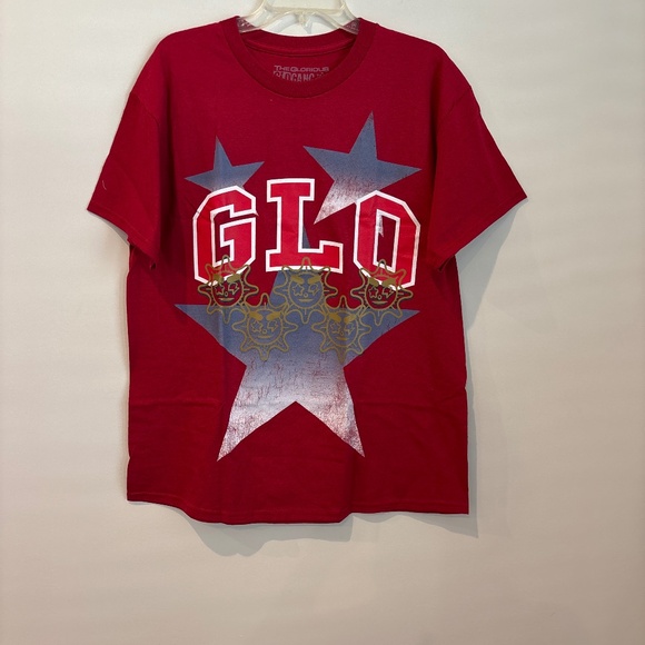 Glo Gang Red Olympics Tee Mems Large - Picture 1 of 3